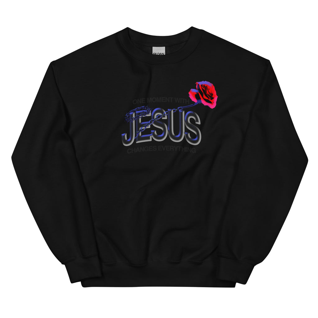 One Moment Crewneck - Rose