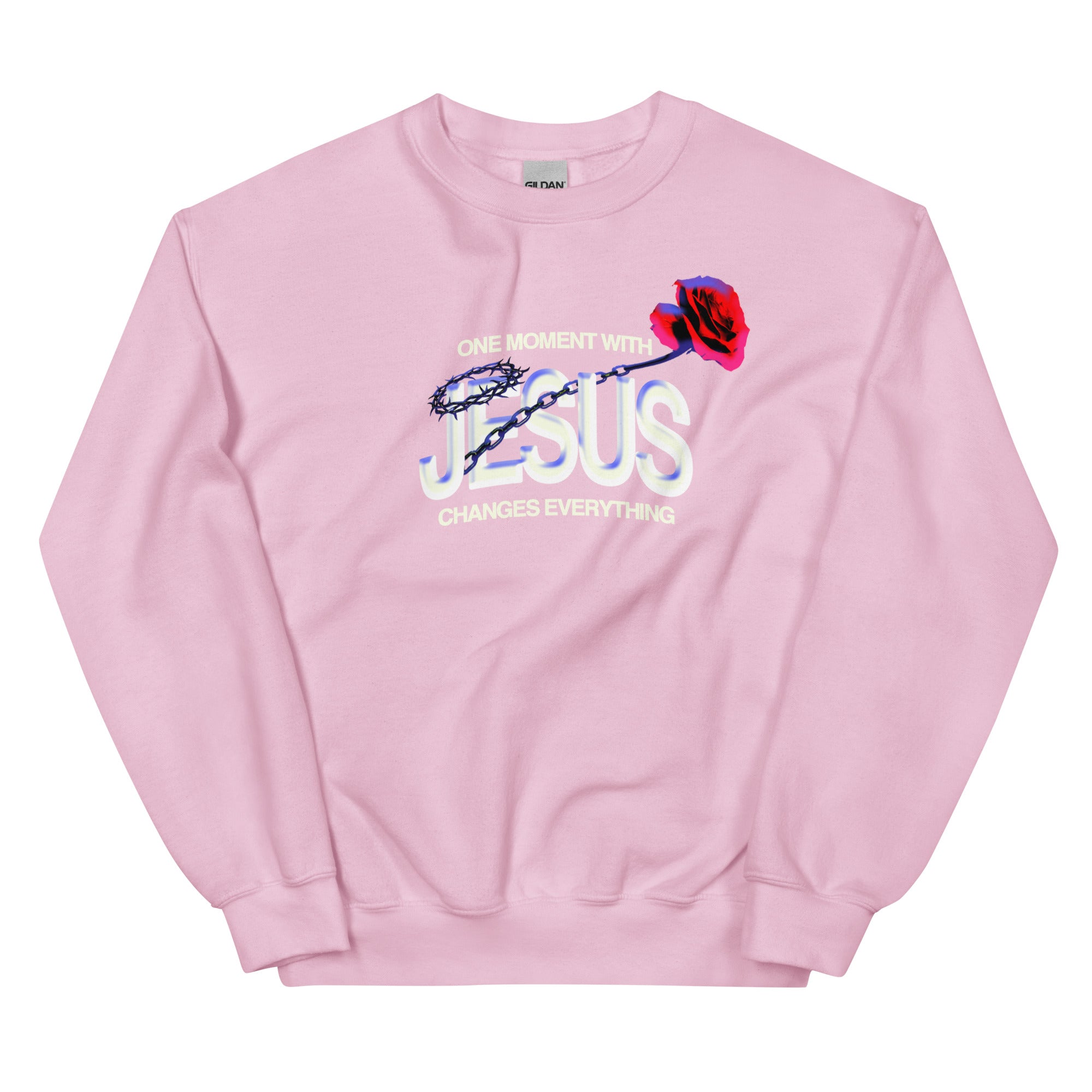 One Moment Crewneck - Rose