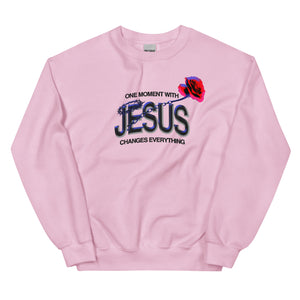 One Moment Crewneck - Rose