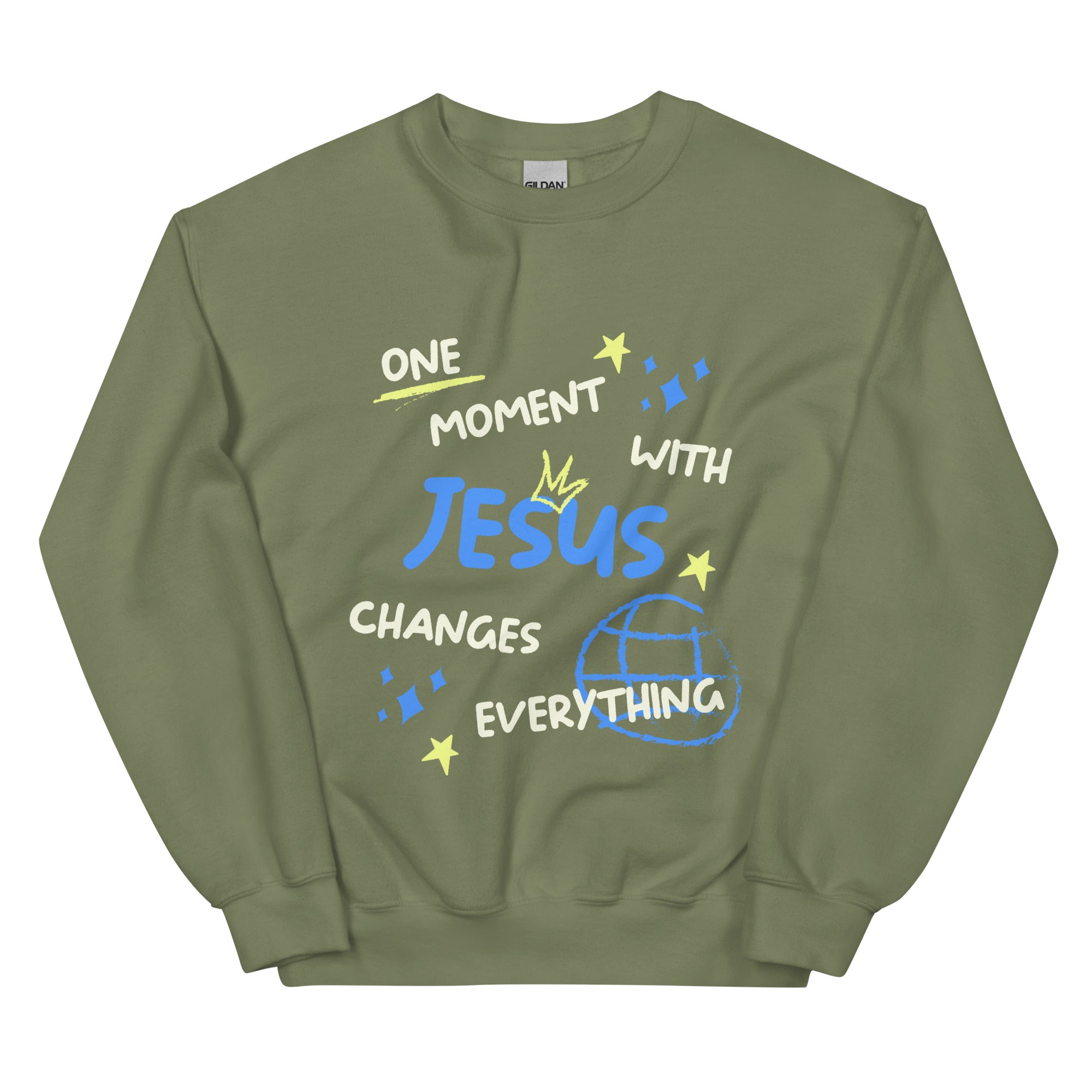 One Moment Crewneck - Global (Front Print)