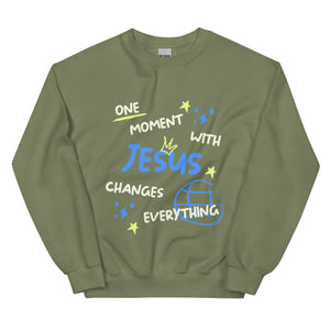 One Moment Crewneck - Global (Front Print)