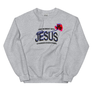 One Moment Crewneck - Rose