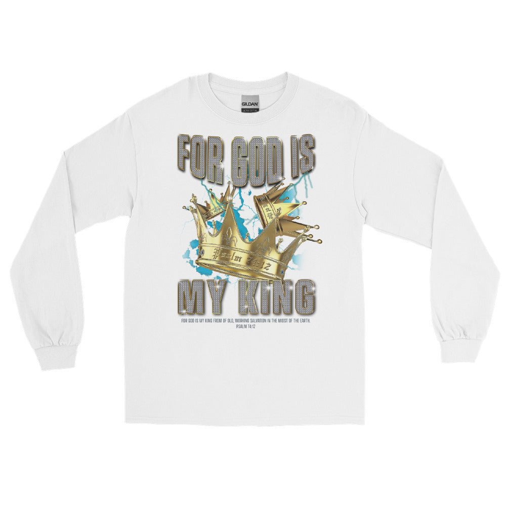 God Is King - White Longsleeve